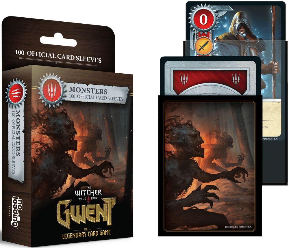 Gwent Sleeves Monsters - Протекторы Гвинт Монстры (100 шт)