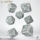 Набор кубиков Harry Potter. Slytherin Modern Dice Set - White (7)