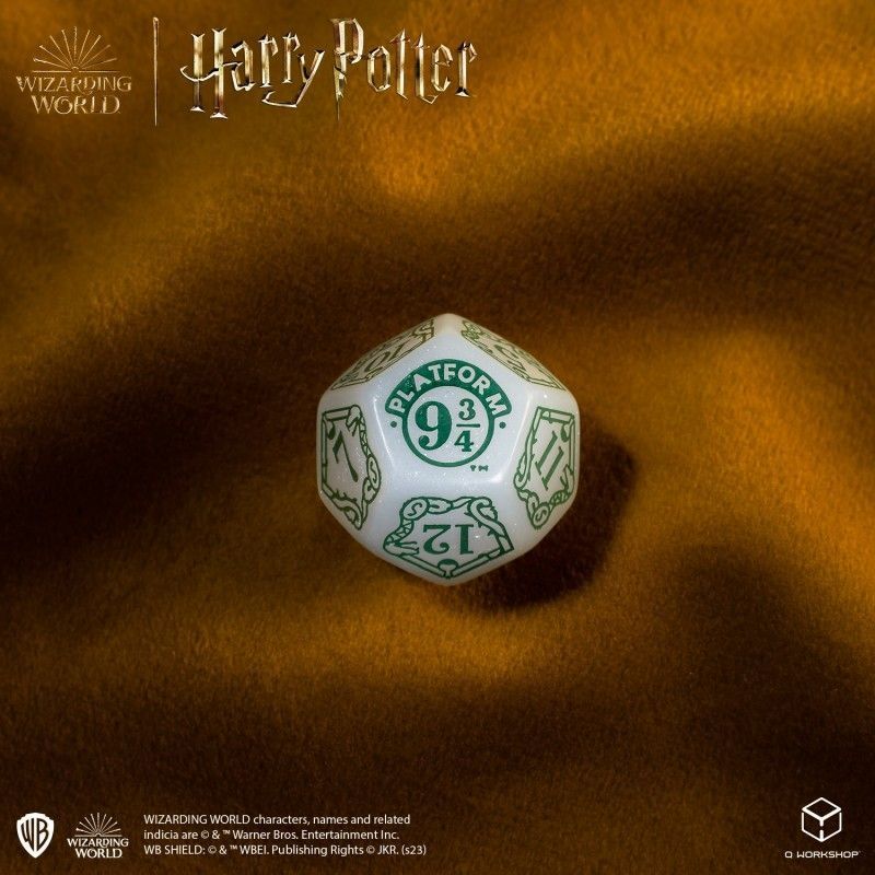 Набор кубиков Harry Potter. Slytherin Modern Dice Set - White (7)