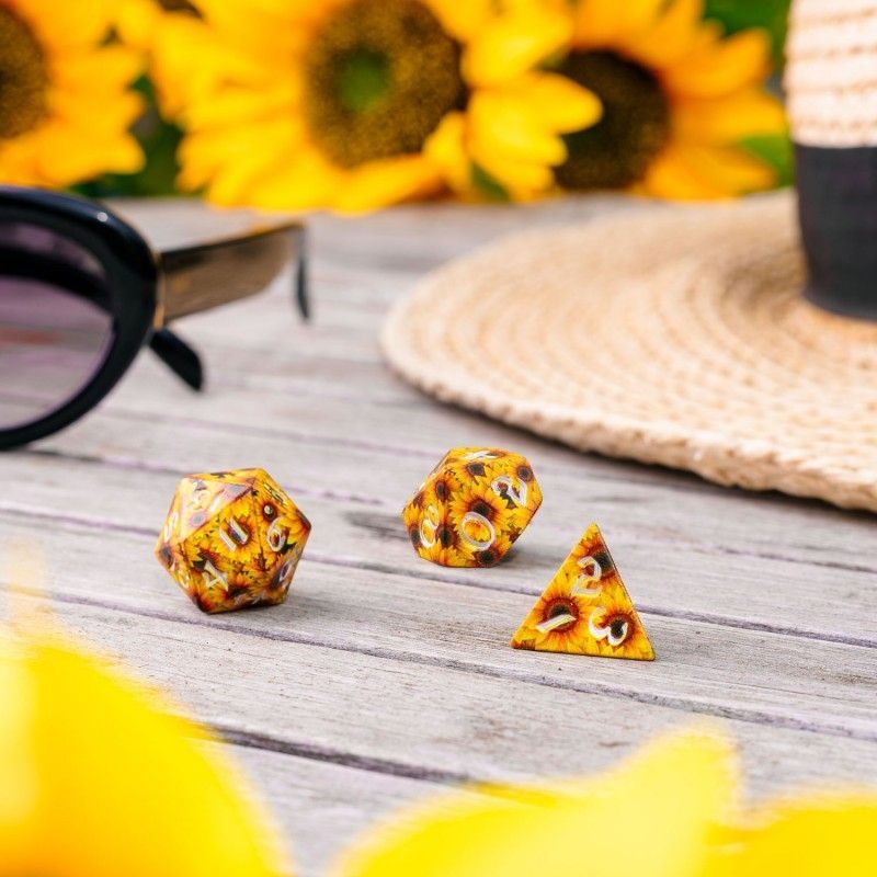 Набор кубиков Full Art Dice Set: Sunflower