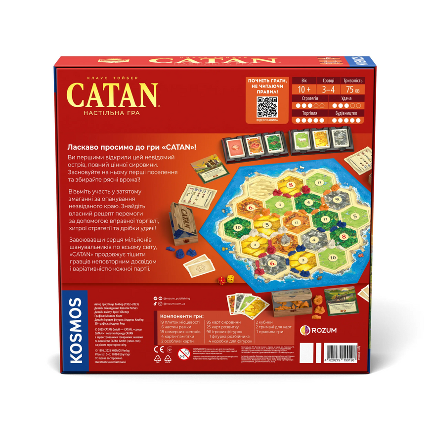 CATAN. Настільна гра (Settlers of Catan)