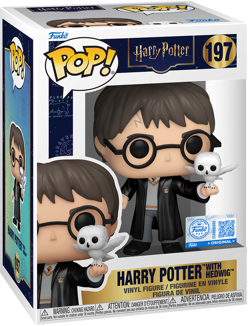 Гарри Поттер и Букля - Funko Pop Harry Potter #197: Harry Potter with Hedwig