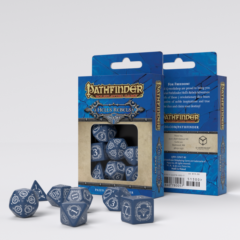 Набор кубиков Pathfinder Hell's Rebels Dice Set (7)