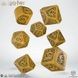 Набор кубиков Harry Potter. Hufflepuff Modern Dice Set - Yellow (7)