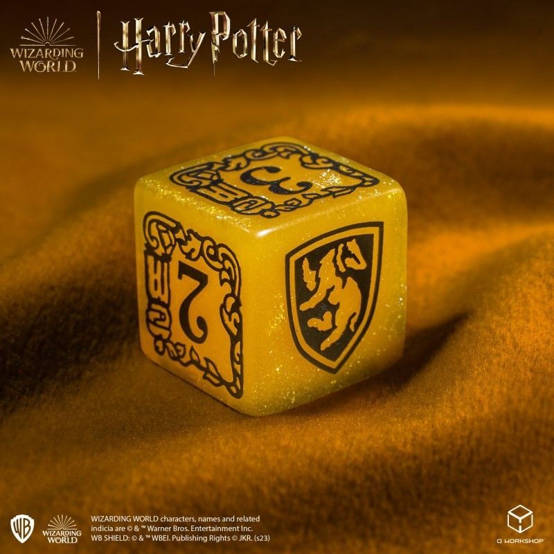 Набор кубиков Harry Potter. Hufflepuff Modern Dice Set - Yellow (7)