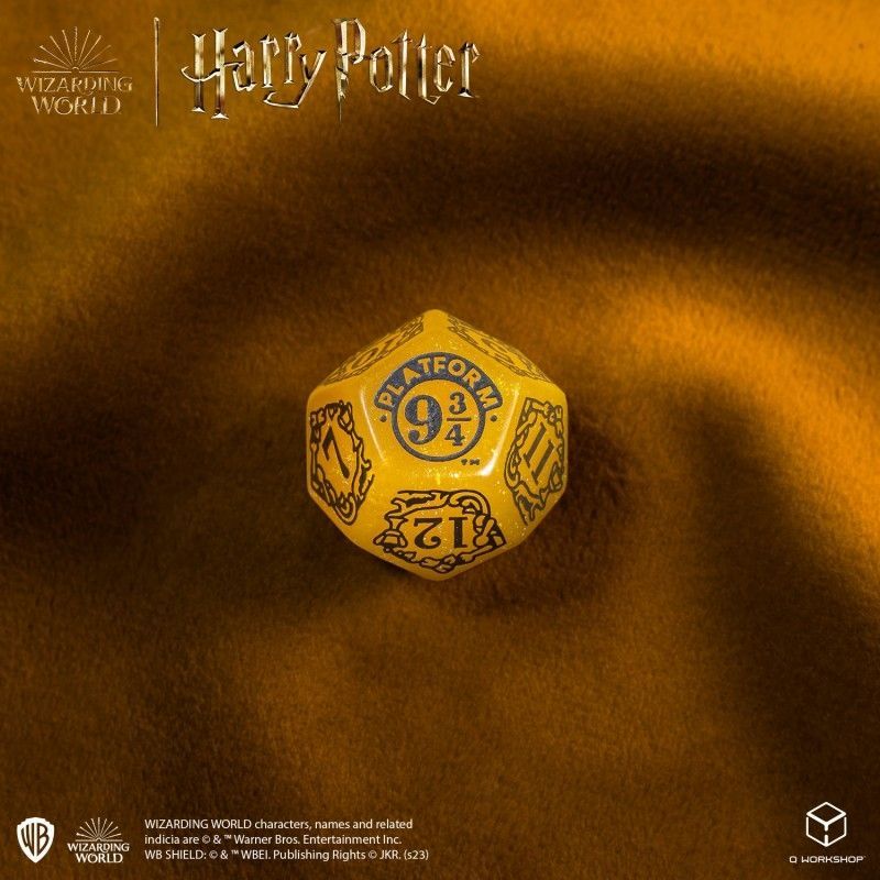 Набор кубиков Harry Potter. Hufflepuff Modern Dice Set - Yellow (7)