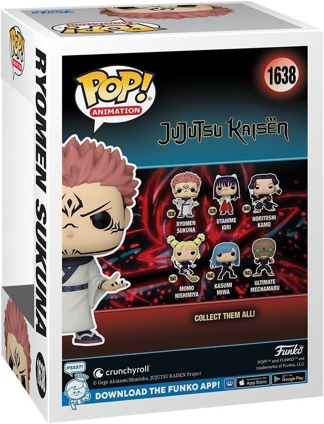 Рьомен Сукуна - Funko Pop Jujutsu Kaisen #1638: Ryomen Sukuna