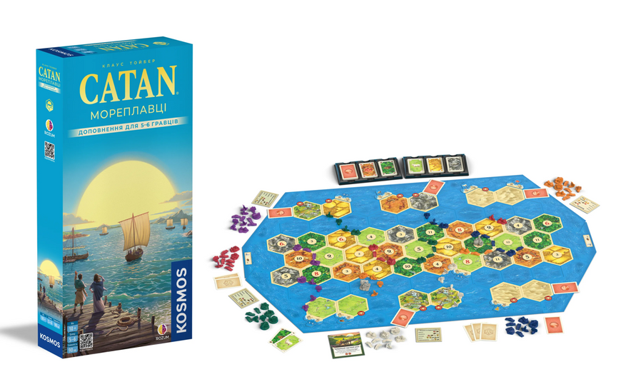 CATAN. Мореплавці. Доповнення для 5-6 гравців