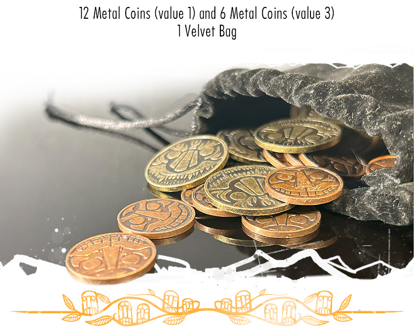 Зверь - металлические монеты (Beast Metal Coins)
