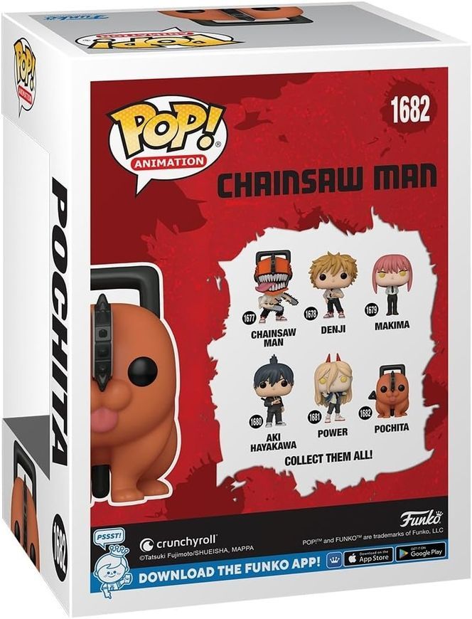 Почіта - Funko Pop Chainsaw Man #1682: Pochita