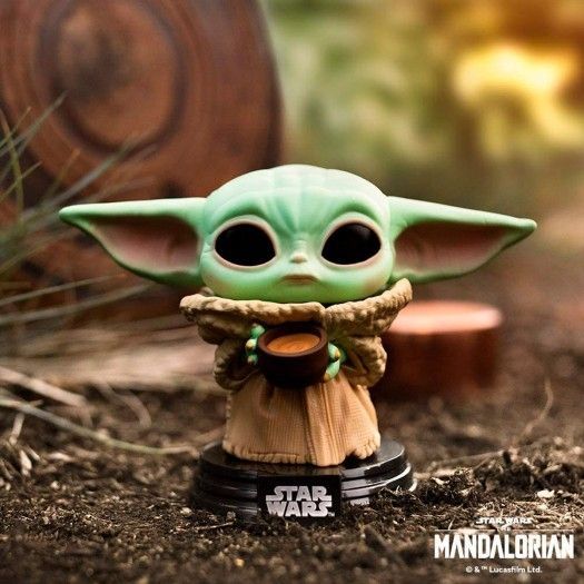 Малыш Йода с чашкой - Funko POP Star Wars The Mandalorian #378: The Child (with Cup)