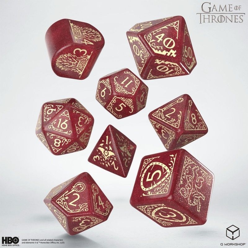 Набор кубиков Game of Thrones. Lannister Dice Set