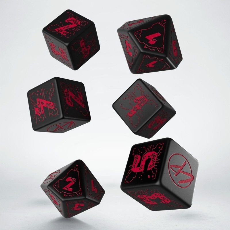 Набор кубиков Cyberpunk Red: Night City Essential Set (6)