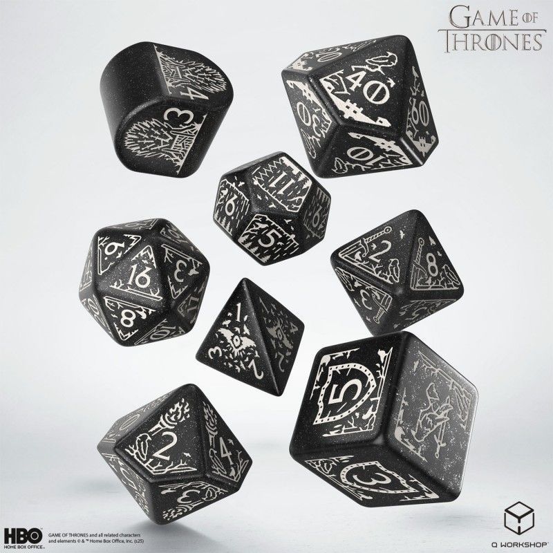 Набор кубиков Game of Thrones. Night's Watch Dice Set