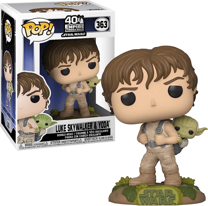 Люк с Йодой - Funko POP Star Wars #363: Training Luke with Yoda