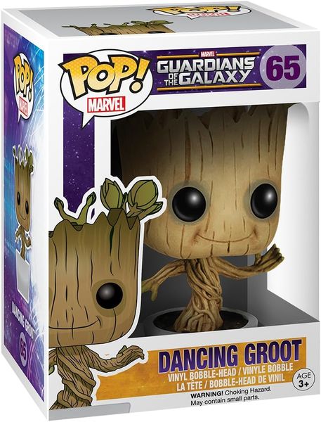 Ґрут, що танцює - Funko POP Marvel #65: Guardians of the Galaxy 3 - Dancing Groot