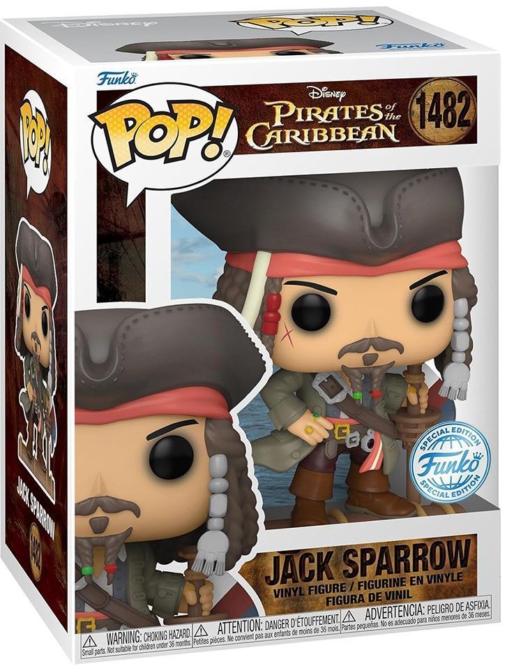 Джек Спарроу - Funko Pop Пираты Карибского моря #1482: Джек Спарроу