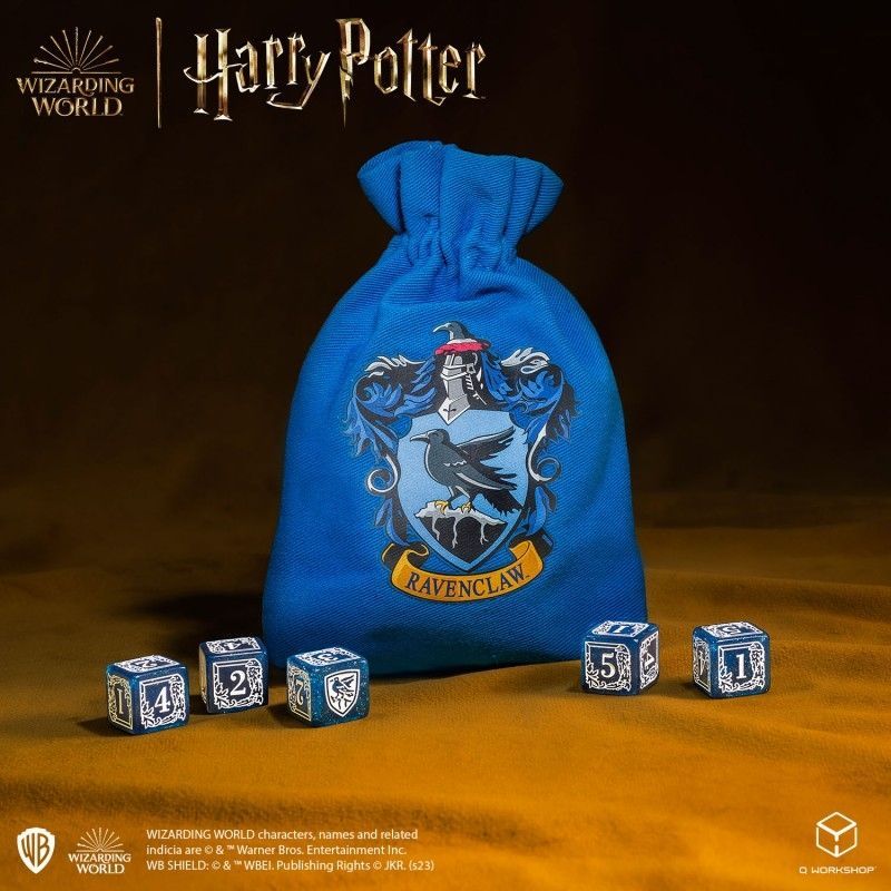 Набір кубиків з мішечком Harry Potter. Ravenclaw Dice & Pouch (5)