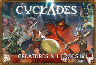 Киклады. Легендарное издание - Монстры и герои (Cyclades: Creatures & Heroes) - 1 ТК (6 шт)
