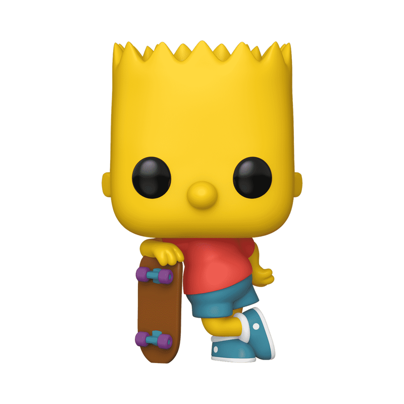 Барт зі скейтбордом - Funko POP Simpsons #1652: Bart with Skateboard