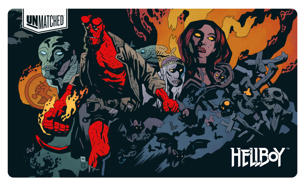 Unmatched: Hellboy &ndash; Neoprene Art Playmat