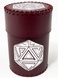 Стакан для кубиков D20 бургунди Dice Cup