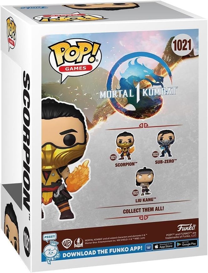 Скорпіон - Funko POP Games #1021: Mortal Kombat 1 - Scorpion