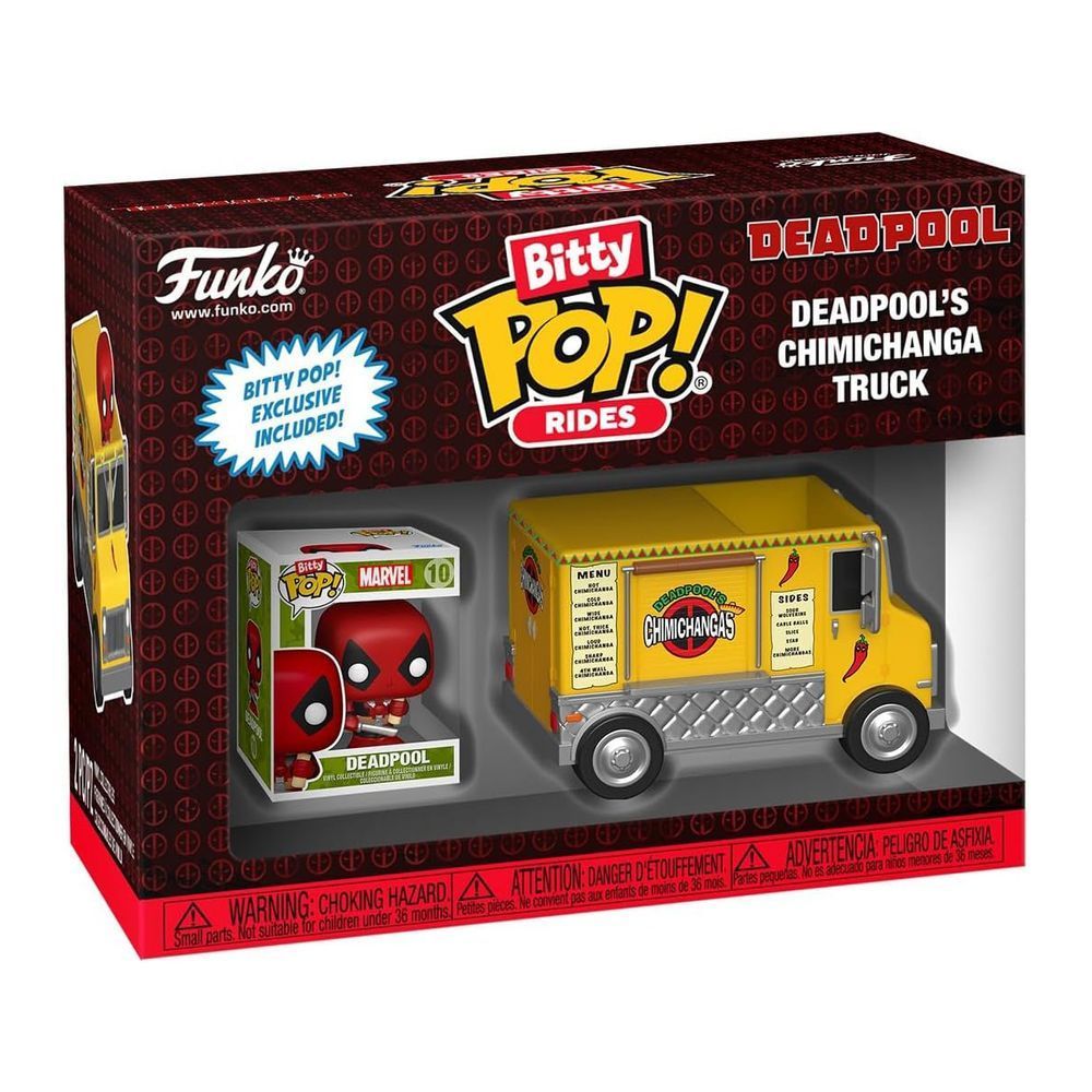 Дедпул і вантажівка Чімічанги - Bitty Pop! Rides: Deadpool's Chimichanga Truck