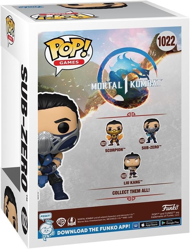 Саб-Зіро - Funko POP Games #1022: Mortal Kombat 1 - Sub Zero
