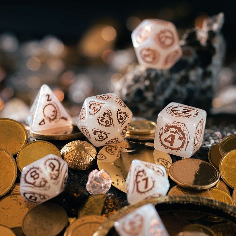 Набор кубиков Dragons Dice Set: Quartz (7)
