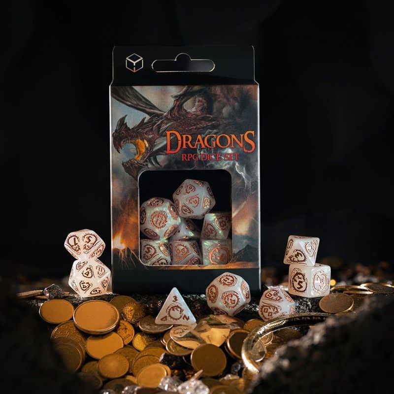 Набор кубиков Dragons Dice Set: Quartz (7)
