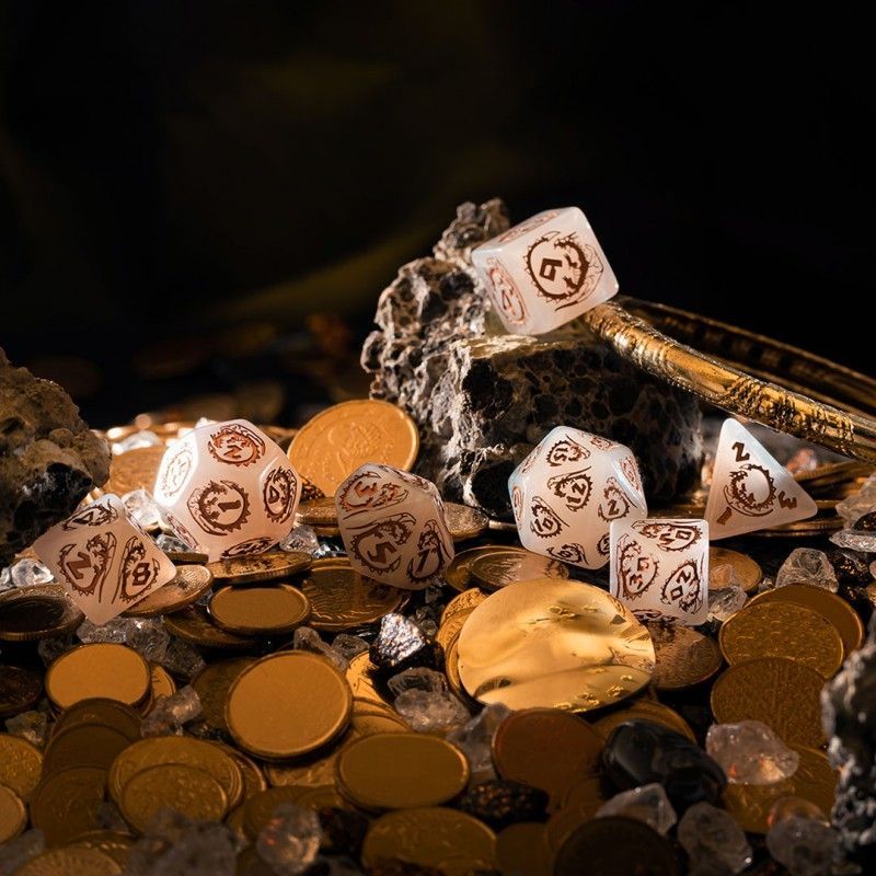 Набор кубиков Dragons Dice Set: Quartz (7)