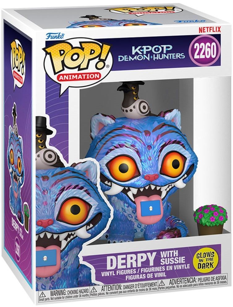 Тигр с Сорокой и цветок - Funko POP! KPop Demon Hunters #2260: Derpy with Sussie