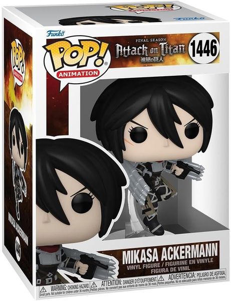 Мікаса Акерман - Funko POP Animation Attack On Titans #1446: Mikasa Ackerman