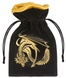 Мішечок Dragon Black & golden Velour Dice Bag