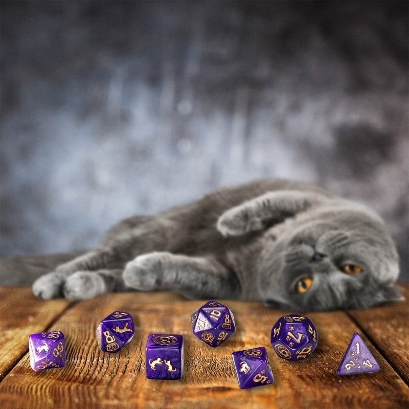 Набір кубиків Cats Dice Set Purrito (7)