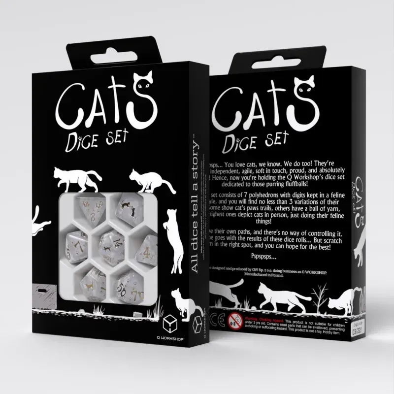 Набір кубиків Cats Dice Set Purrl (7)