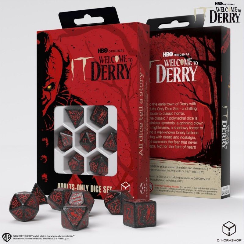 Набор кубиков It. Welcome to Derry. Adults-only dice set