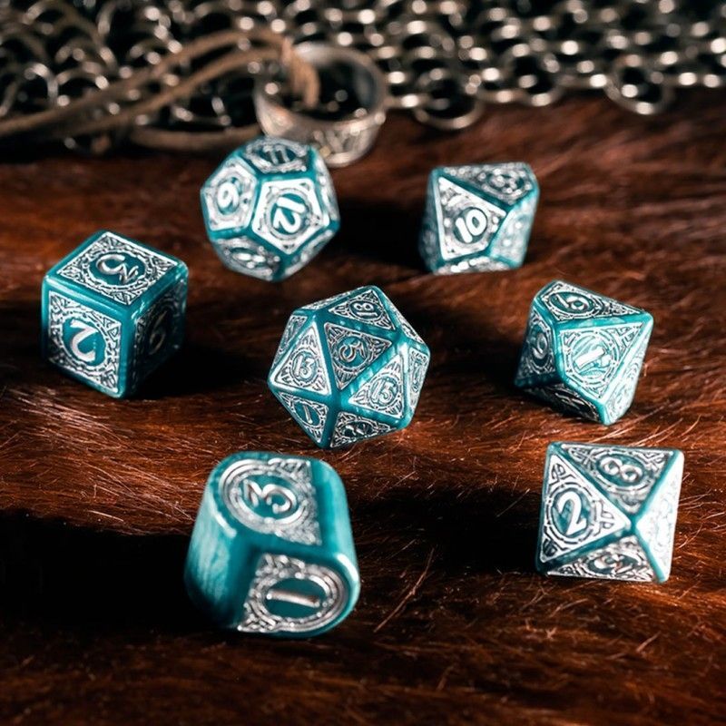 Набор кубиков Viking Modern Dice Set Mjolnir (7)