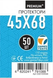 Протекторы Games7Days (45 х 68 мм) Premium Plus Mini Euro (50 шт)