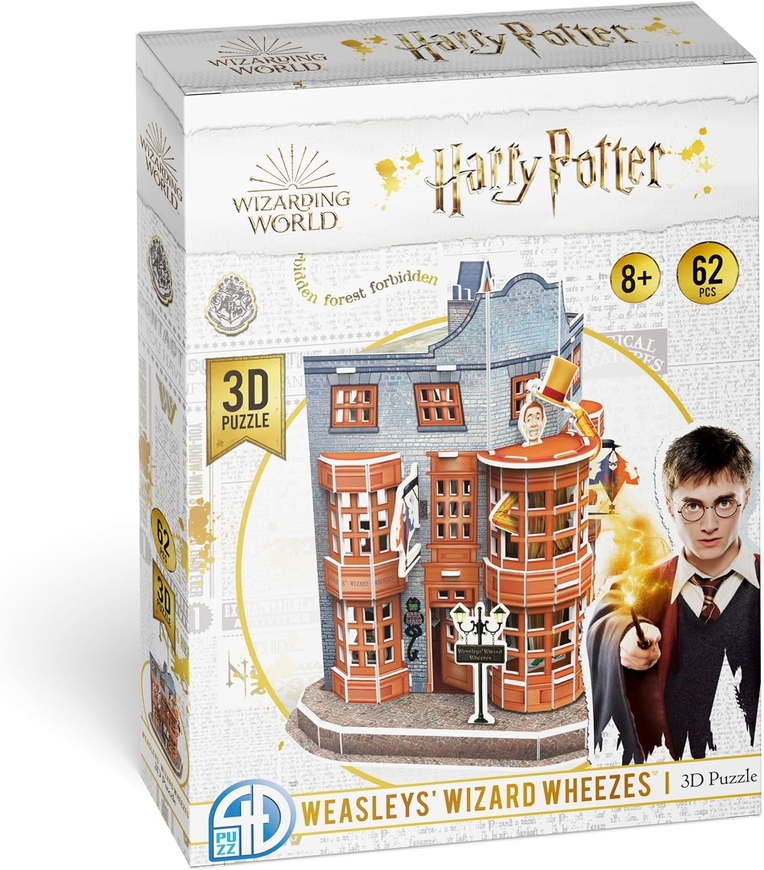 Відьмацькі витівки Візлі Пазл 3D (Weasley’s Wizard Wheezes Set 3D puzzle) - 1 ТК (6 шт)