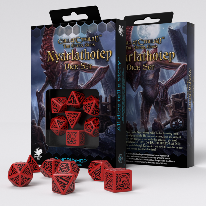 Набір кубиків COC The Outer Gods Nyarlathotep Dice Set (7)