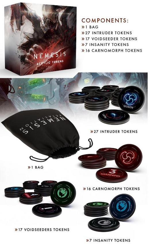 Nemesis: Acrylic Tokens (Немезида: Акрилові жетони)