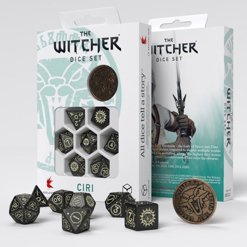 Набор кубиков The Witcher Dice Set. Ciri - The Zireael (7)