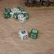 Набір кубиків Crosshairs Compact D6: Beige & Olive Dice Set
