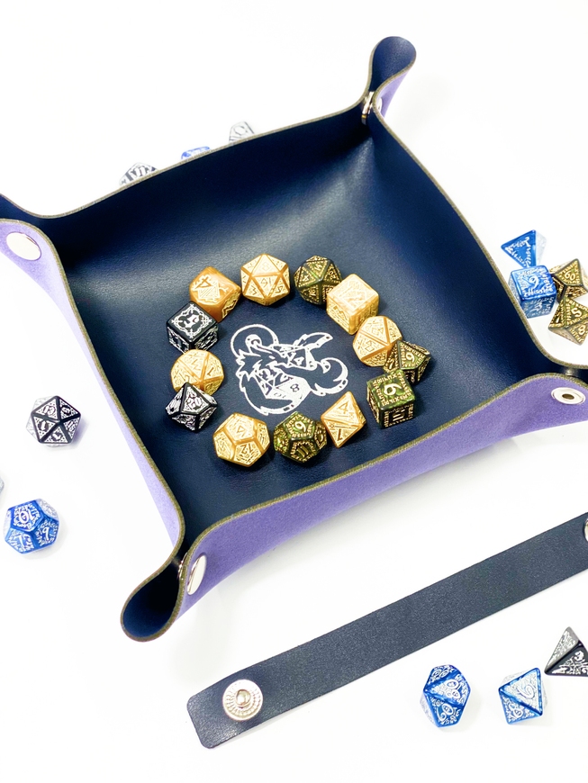 Лоток для кубиков Дракон синий Dice Tray