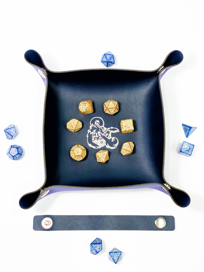 Лоток для кубиков Дракон синий Dice Tray