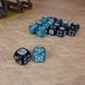 Набір кубиків Crosshairs Compact D6: Stormy & Black Dice Set
