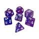 Набор кубиков Games7Days GLITTER - Сине-фиолетовый (7 шт)