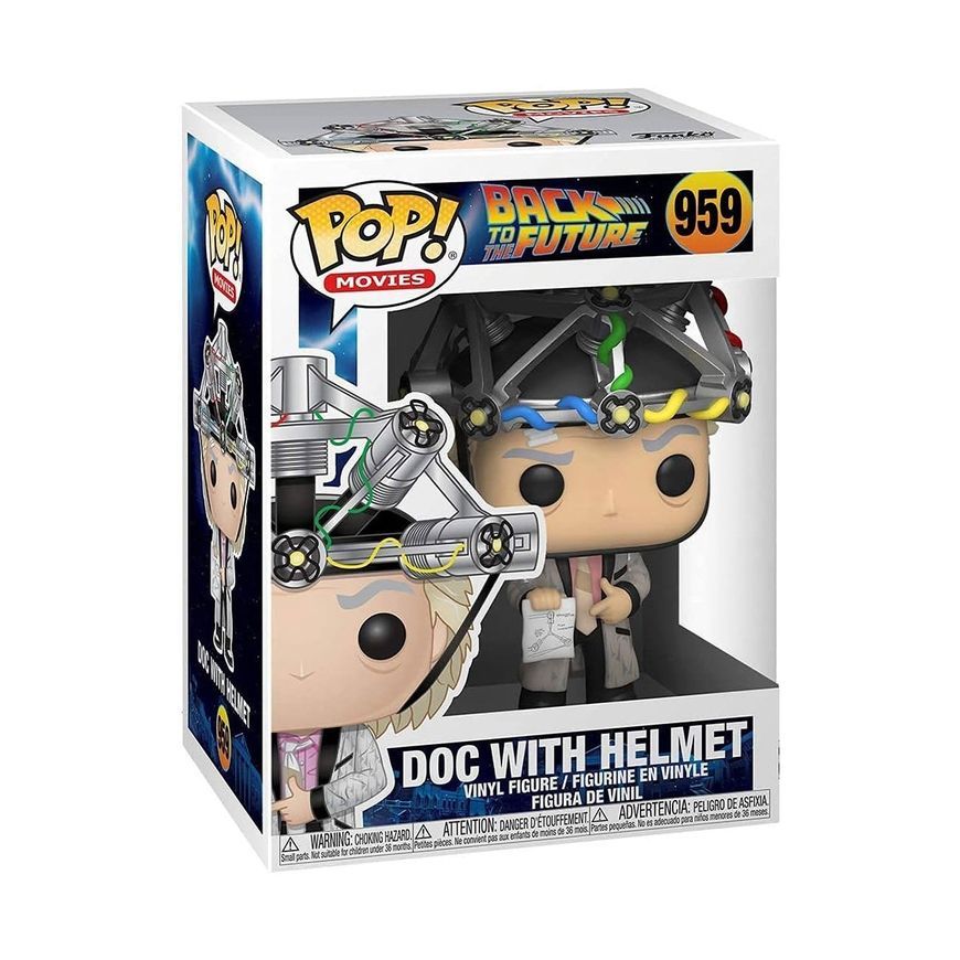 Док в шлеме - Funko POP BTTF #959: Doc with helmet
